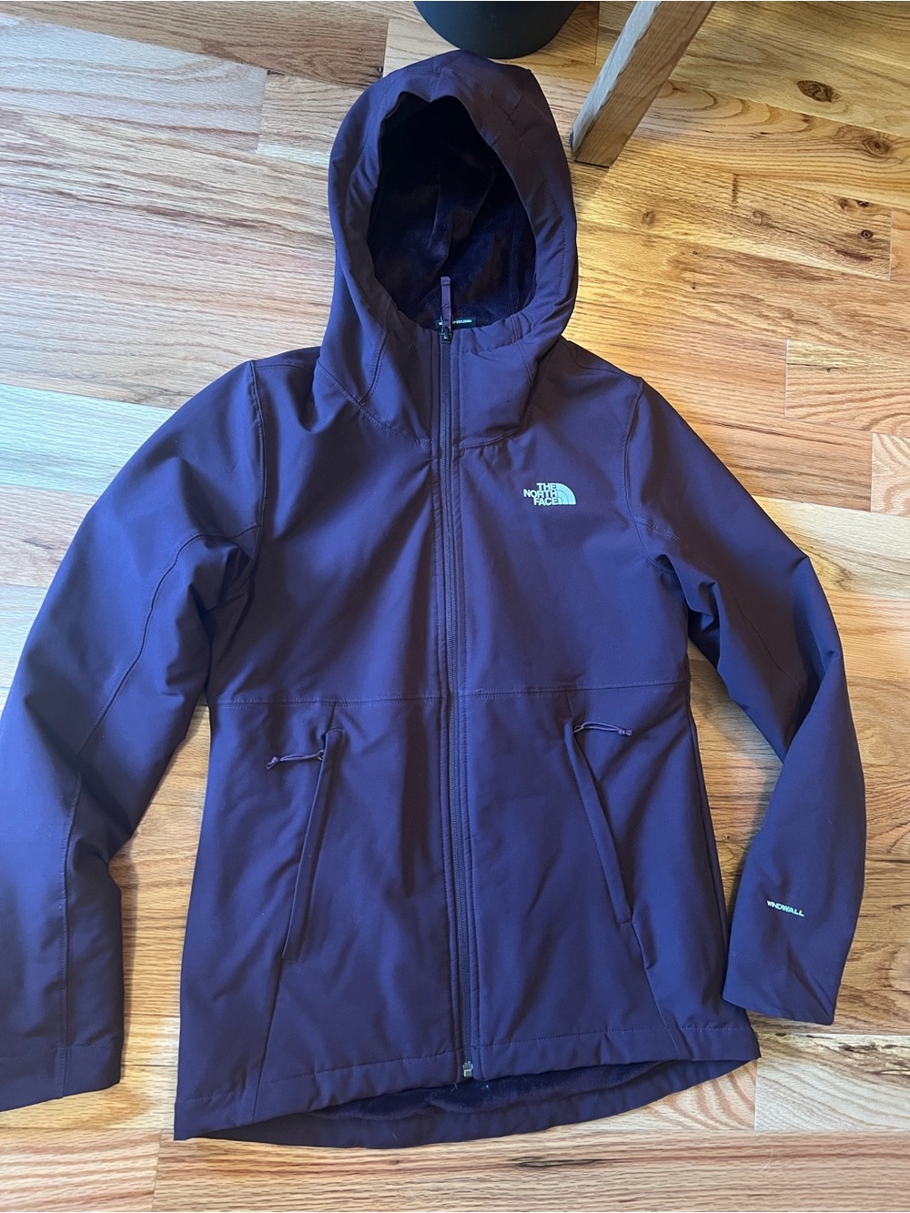 Purple Northface Windwall Jacket